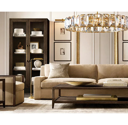 Harlow Crystal Round Chandelier 60"