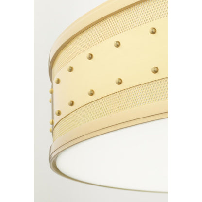 Gaines 4-Light Chandelier in Aged Brass 22L x 22W x 5.75H