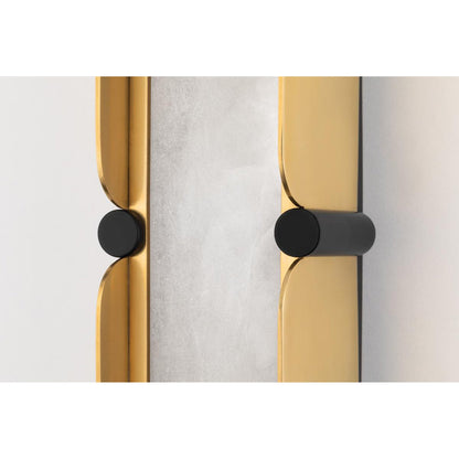 Tribeca 0-Light Chandelier in Aged Brass/Black 32.75L x 32.75W x 5H
