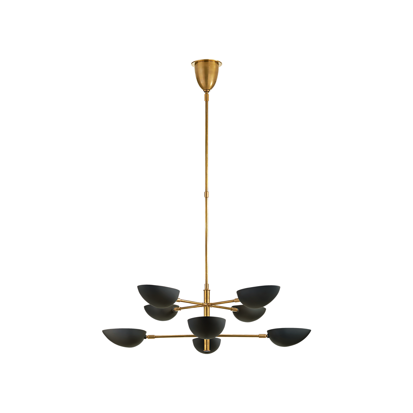 Graphic Large Two-Tier Chandelier
