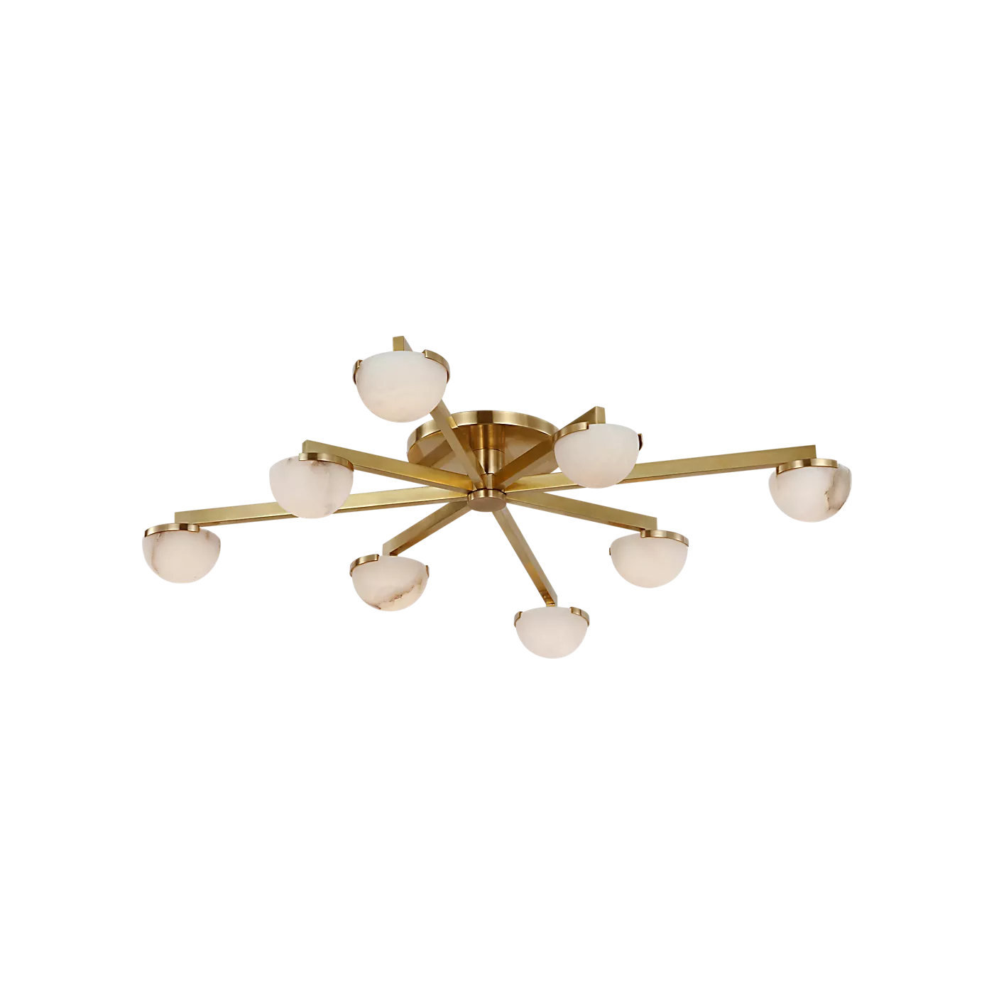 Pedra Large Staggered Arm Flush Mount