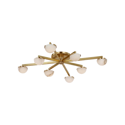 Pedra Large Staggered Arm Flush Mount