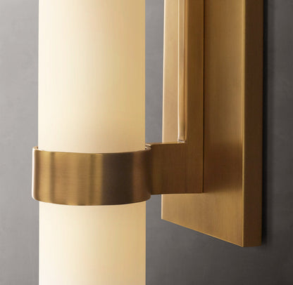 Ravelles Opal Milk Wall Sconce 12"