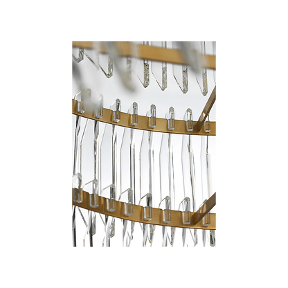 Killarney 32" Layered Drum Chandelier
