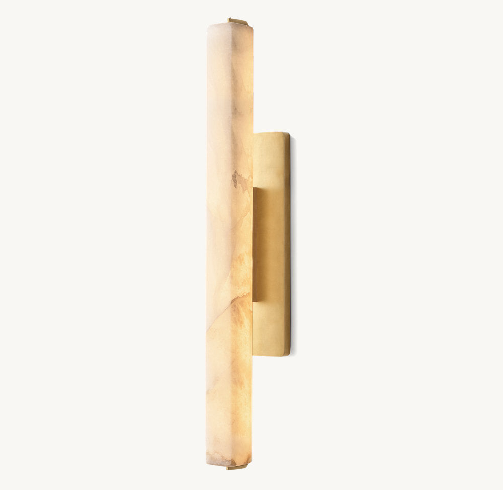 Audubon Alabaster Single Wall Sconce