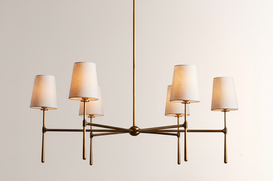 Rhoda Round Chandelier 4/6 Light