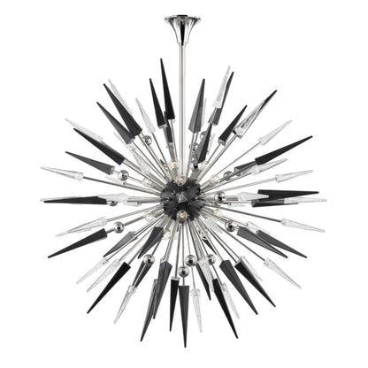 Sparta 18-Light Chandelier in Polished Nickel 48L x 48W x 48H