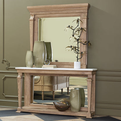 Global Views Blackened Oak Josephine Console