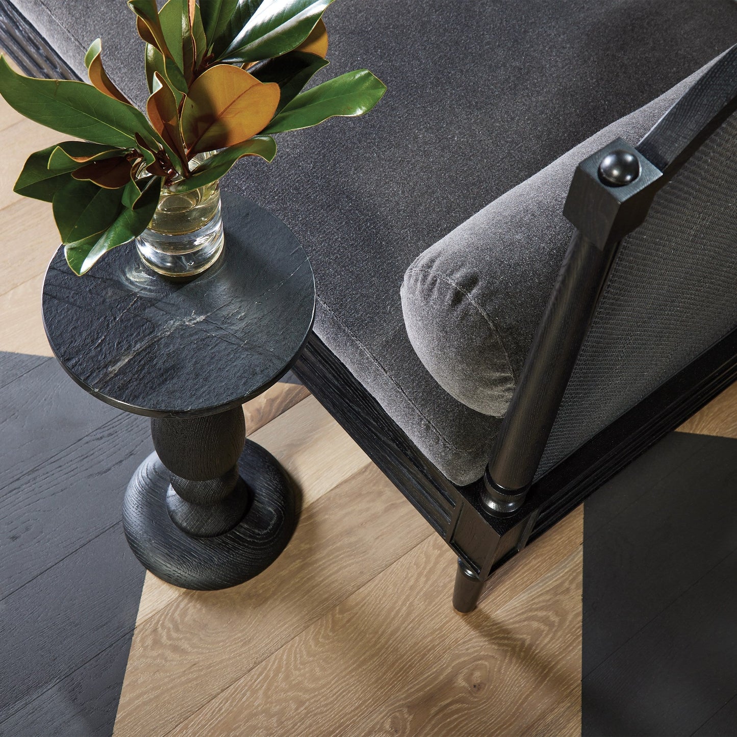 Global Views Blackened Oak Josephine Daybed
