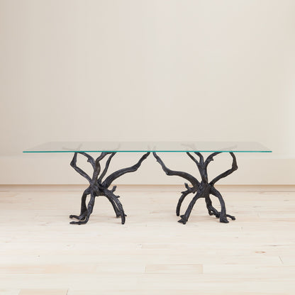 Global Views Natural Iron Monterey Rectangle Dining Table