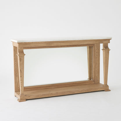 Global Views Blackened Oak Josephine Console