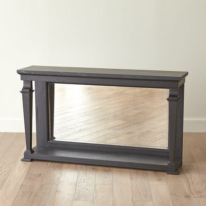 Global Views Blackened Oak Josephine Console