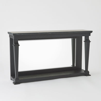 Global Views Blackened Oak Josephine Console