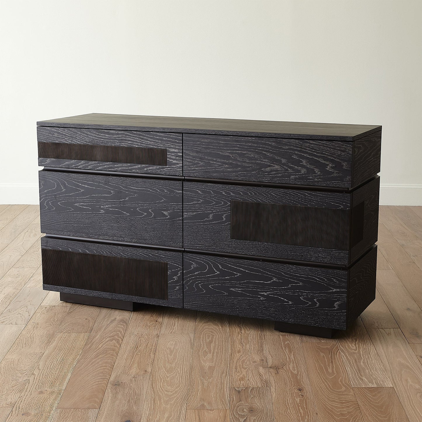 Global Views Black Cerused Oak Brazil Dresser