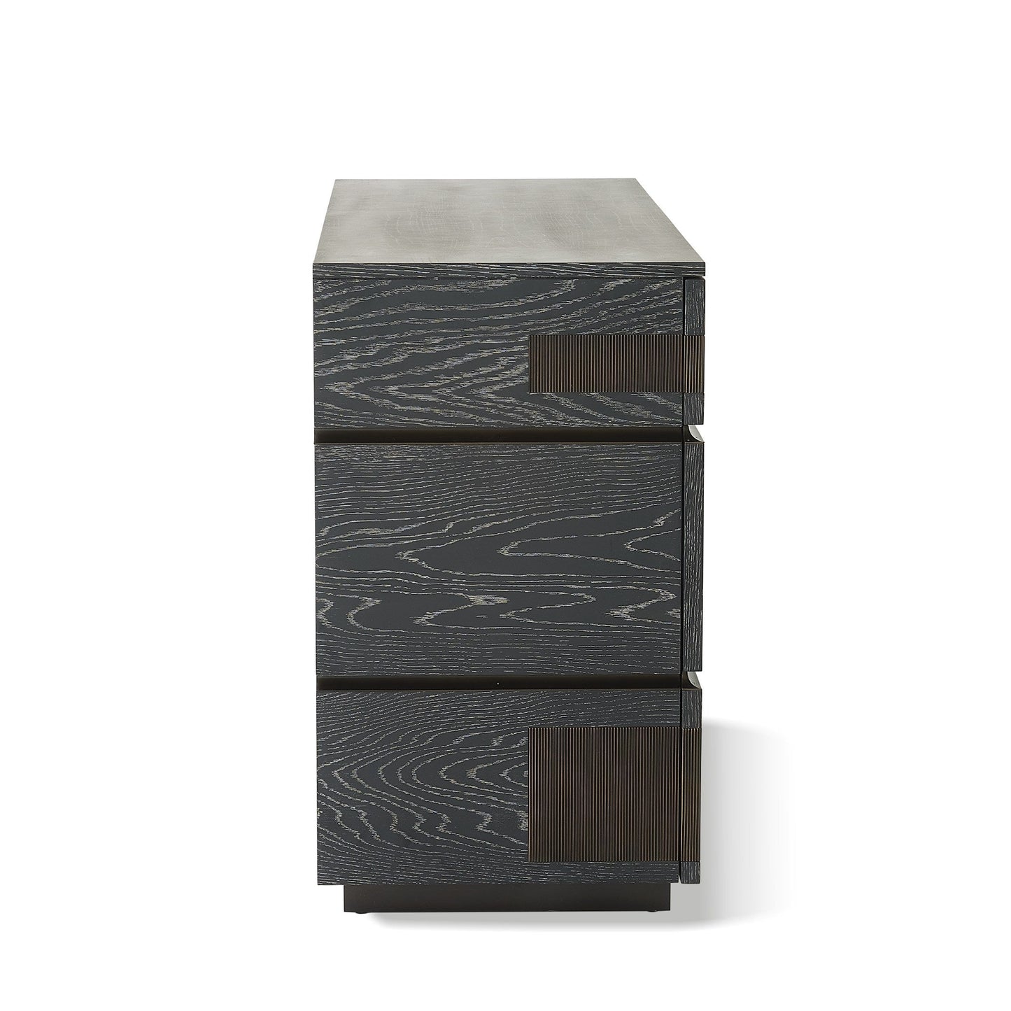 Global Views Black Cerused Oak Brazil Dresser