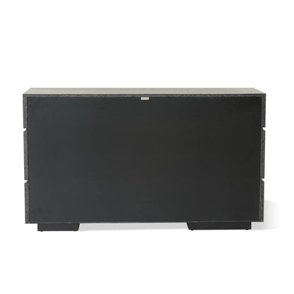 Global Views Black Cerused Oak Brazil Dresser