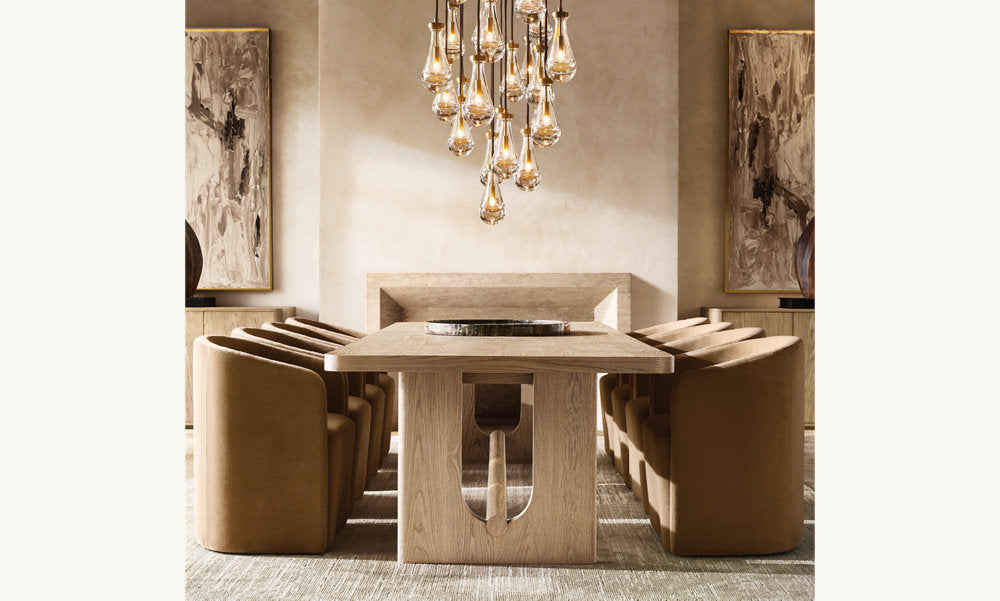 Rain Round Chandelier 47"