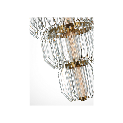 Killarney 19" Layered Entry Chandelier