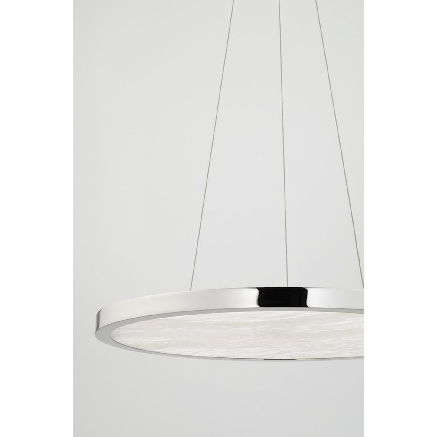 Eastport 1-Light Chandelier in Aged Brass 24L x 24W x 1.25H