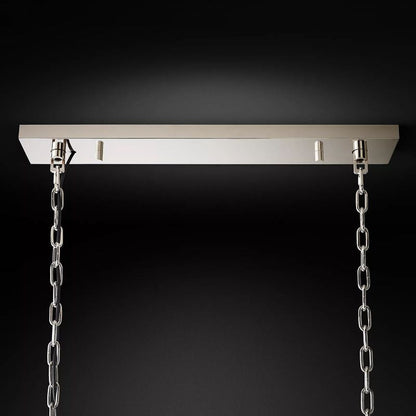 1920s Odem Rectangular Chandelier 49"