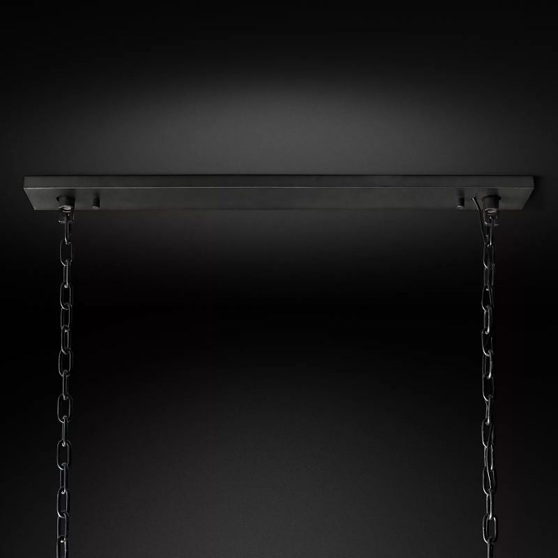 Harson Calcite Rectangular Chandelier 42"