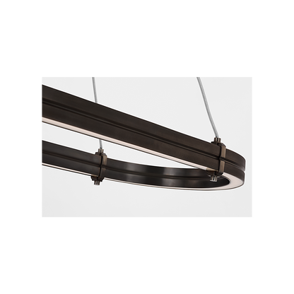 Paxton 54" Oval Linear Chandelier