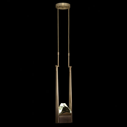 Fine Art Strata 7.5" Single Drop Round Pendant