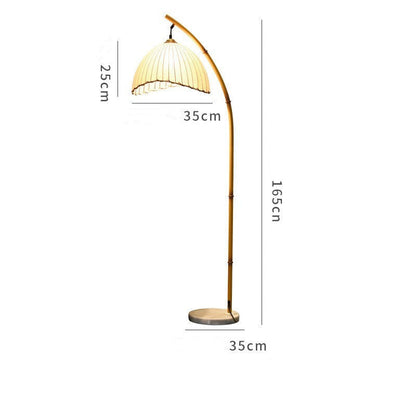 Bamboo Floor Lamp Stylish Lighting for Study & Bedroom