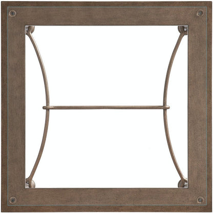 Barclay Butera Laguna Bluff Metal And Glass End Table