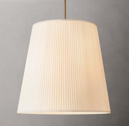 Reed?Pleated Barrel Pendant