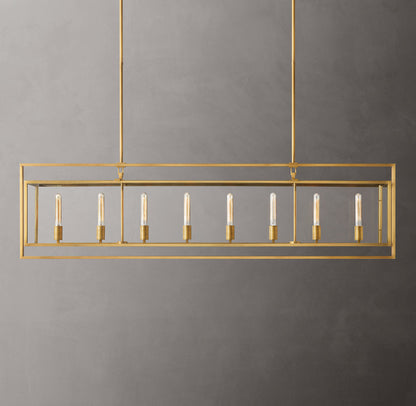Beckman Rectangular Chandelier 72"