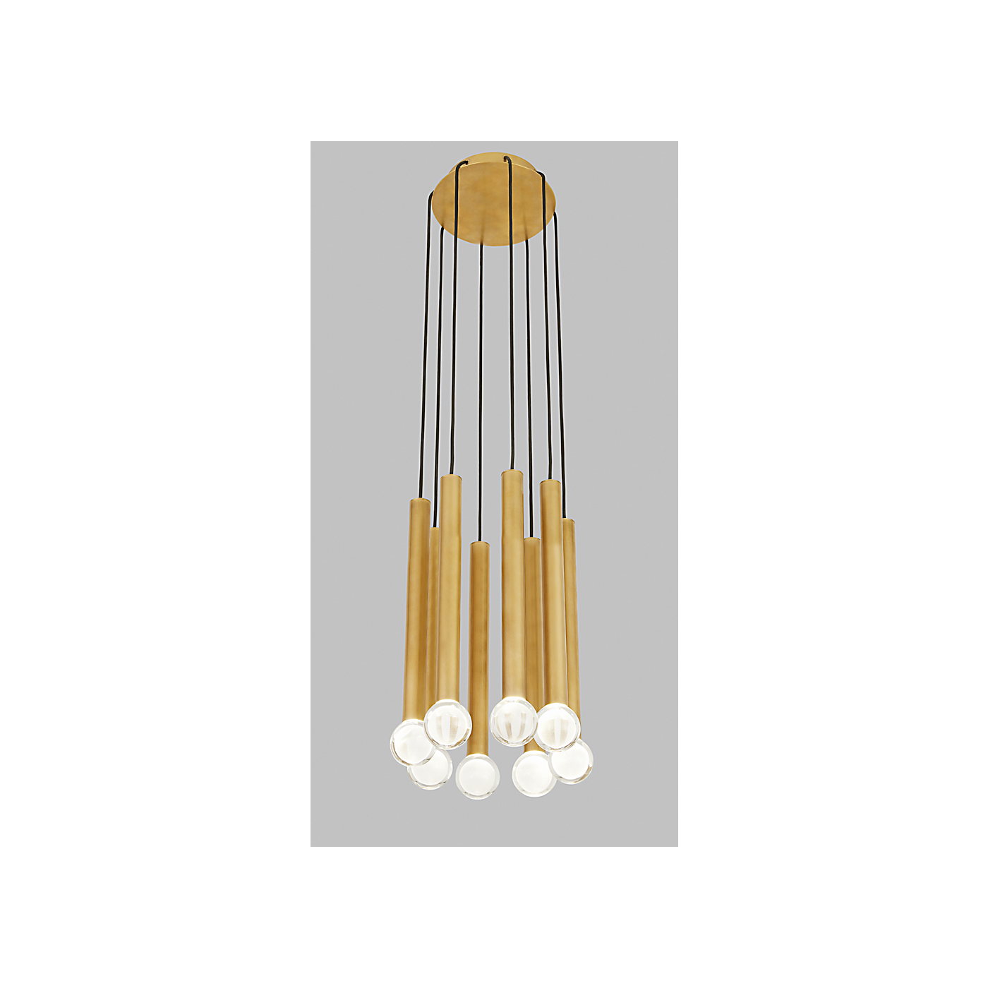 Guyed 8-Light Chandelier