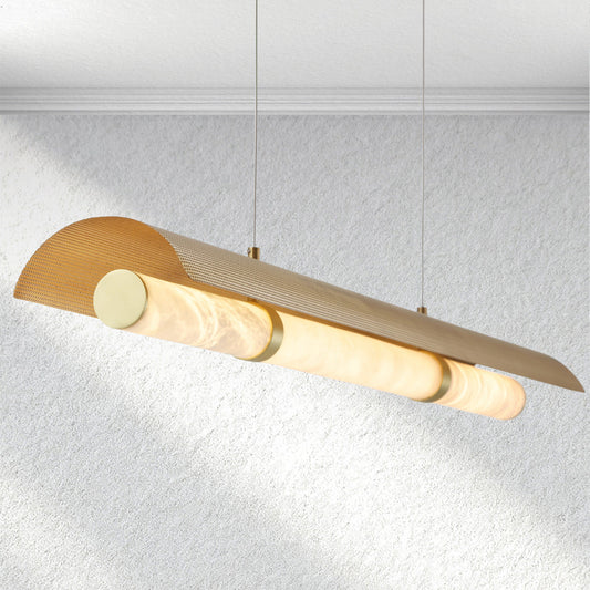Furnio Mirage Alabaster Linear Chandelier