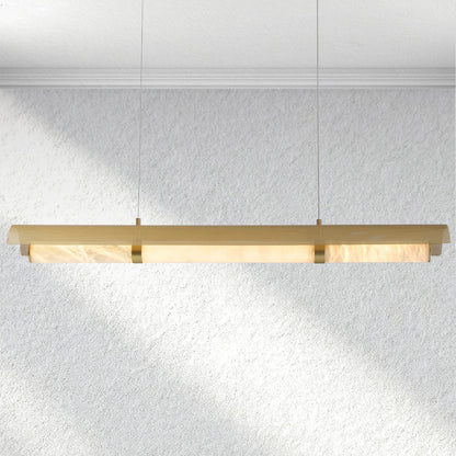 Furnio Mirage Alabaster Linear Chandelier