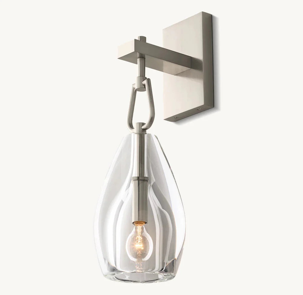 Botanical Fluted Wall Sconce