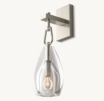 Botanical Fluted Wall Sconce