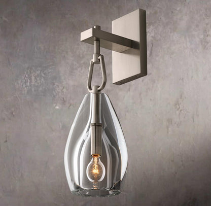 Botanical Fluted Wall Sconce