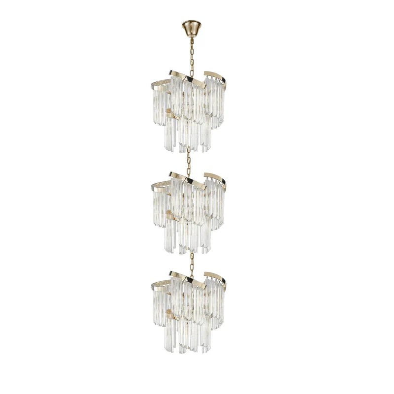 Twin Palms Foyer Crystal Chandelier