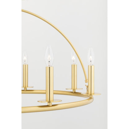 Howell 20-Light Chandelier in Aged Iron 47L x 47W x 42.25H