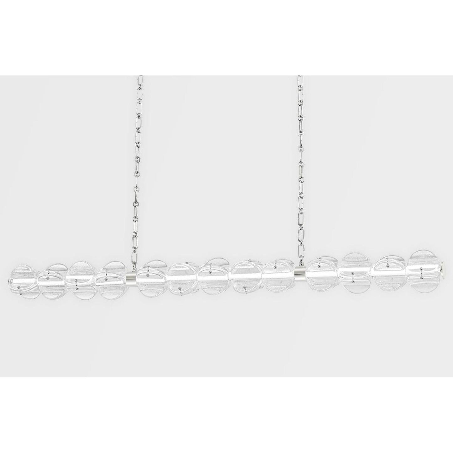 Lindley 1-Light Chandelier in Polished Nickel 54.5L x 54.5W x 4.625H