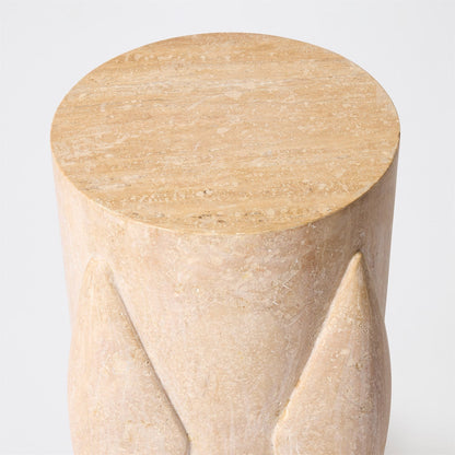Global Views Tusk Side Table