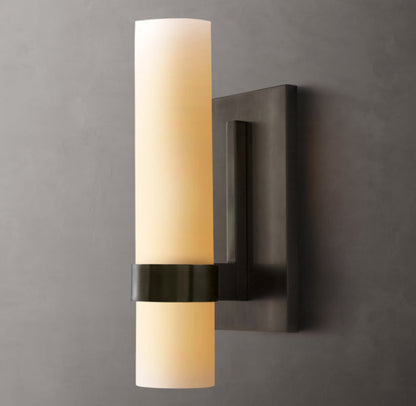 Ravelles Opal Milk Wall Sconce 12"