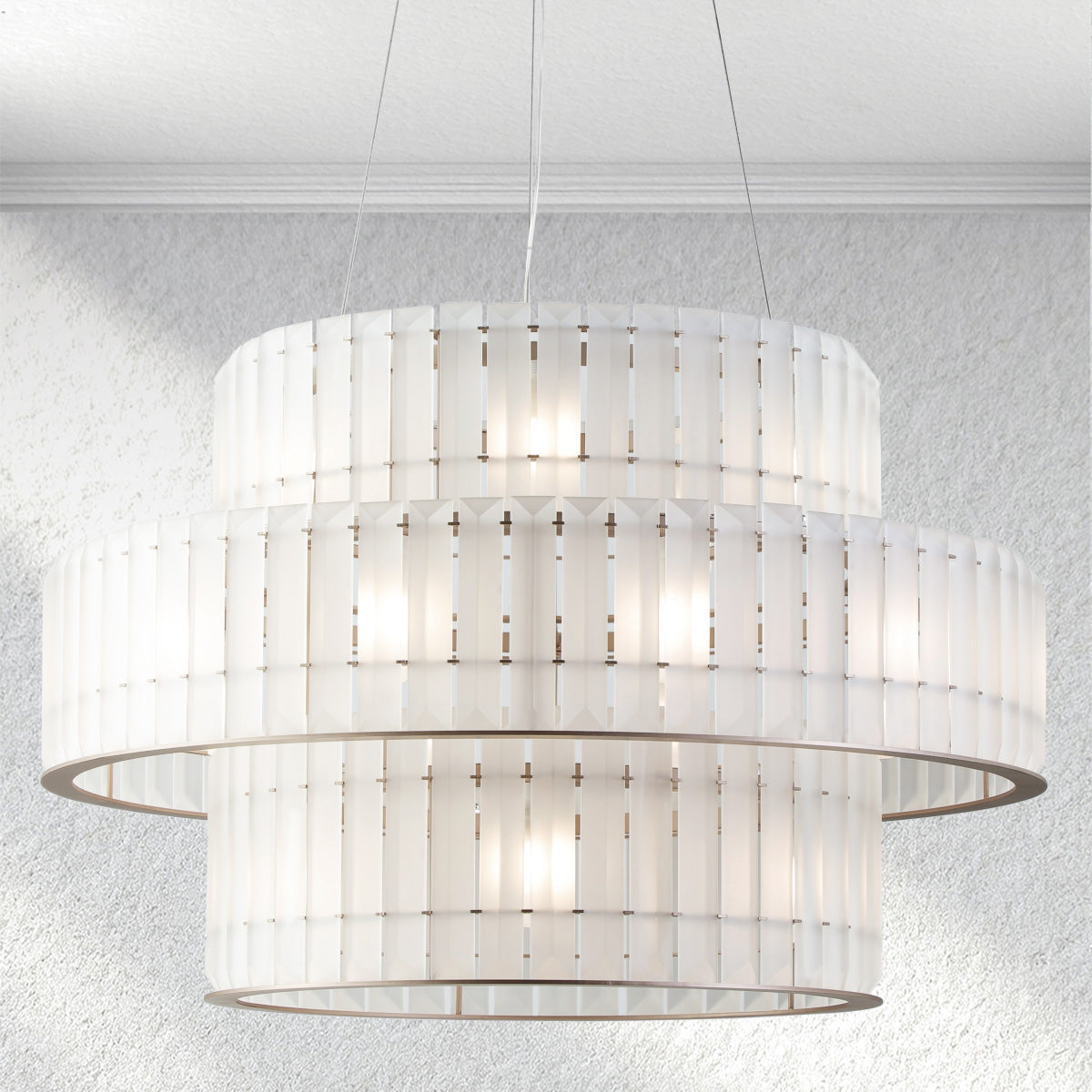 Furnio Parallel Round Chandelier