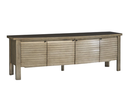 Sligh Studio Designs Lumina Media Console With Four Adjustable Shelves