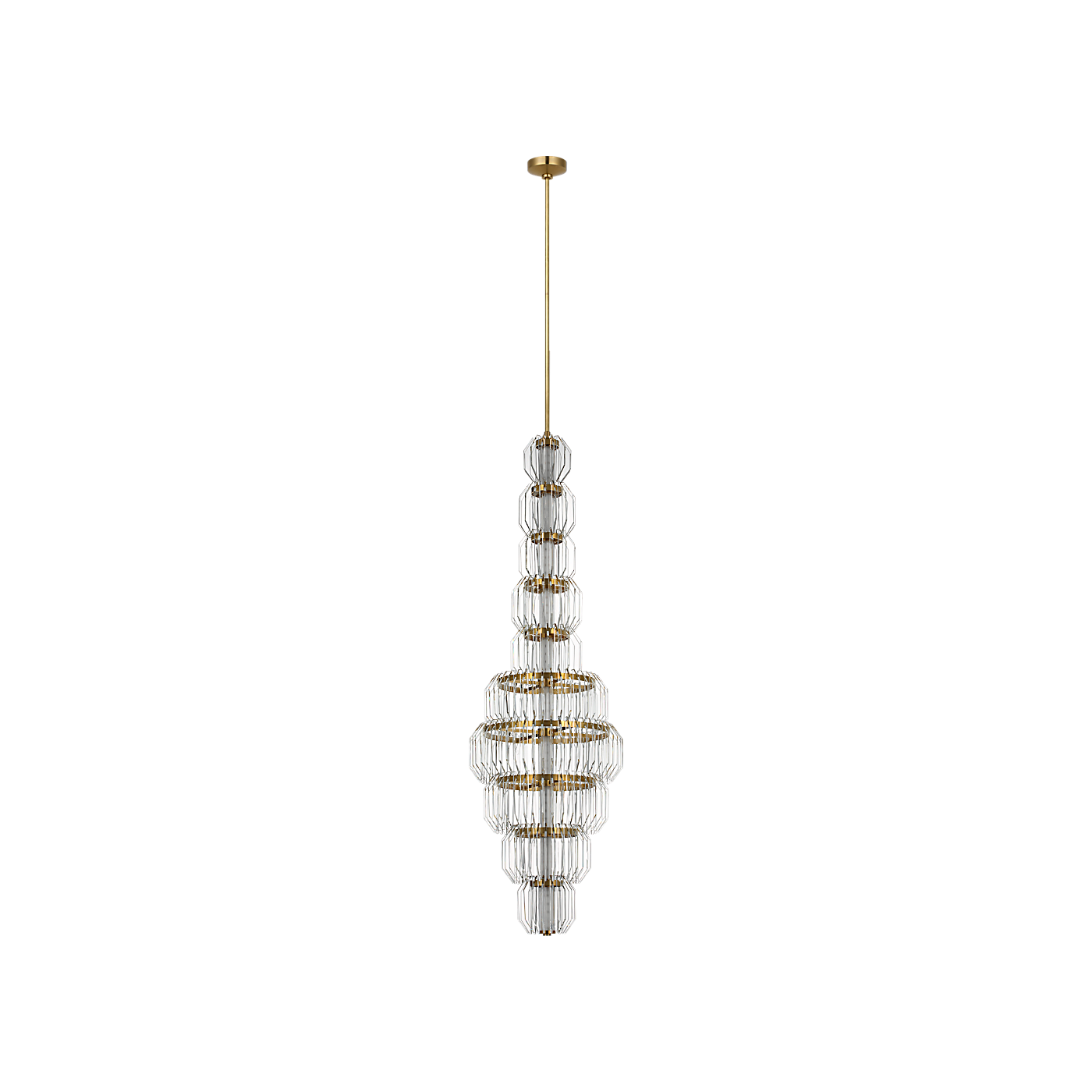 Killarney 19" Layered Entry Chandelier