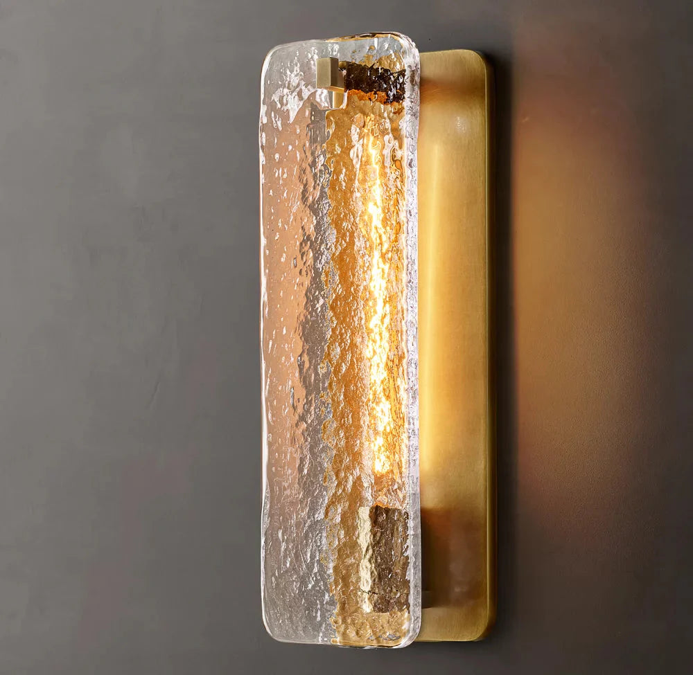 Calamette Glass Wall Sconce