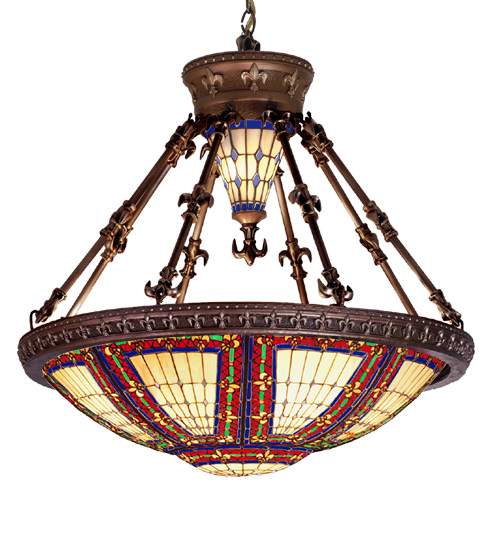 Tiffany Eight Light Down Lighting Pendant