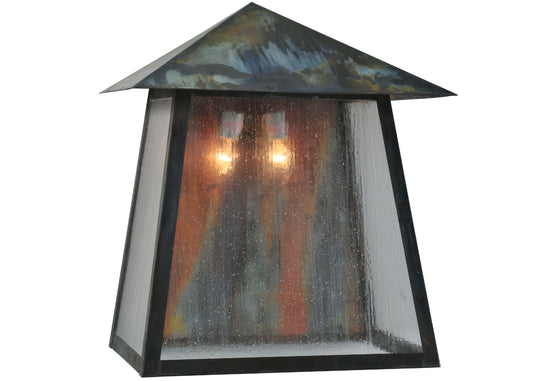 Two Light Down Lighting Outdoor Wall Washer from the Stillwater Collection