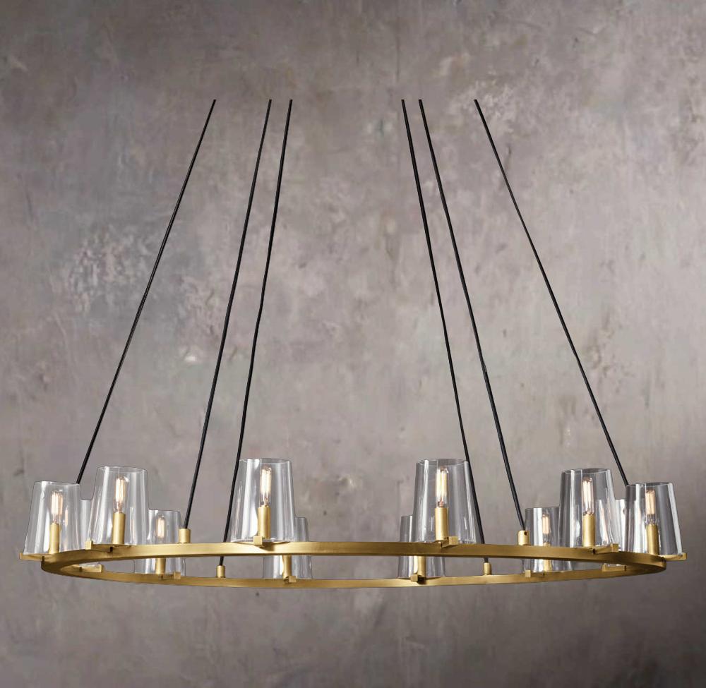Pauillacs Circular Chandelier 48"