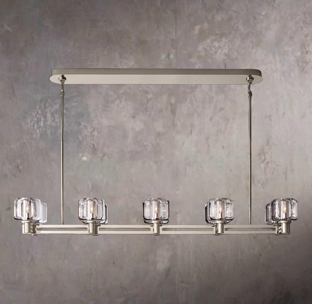 Demaret Dual Linear Chandelier 54"